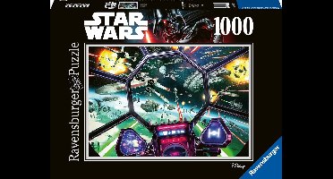 Ravensburger puzzel Star Wars TIE Fighter Cockpit - Legpuzzel - 1000 stukjes