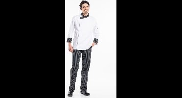 Chaud Defant Chef Pants Ligne Noir maat 56