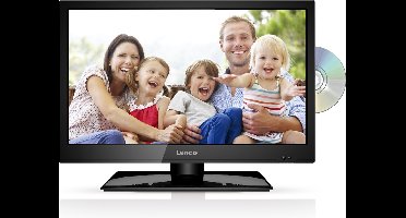 Lenco Televisie DVL-1962 - Compacte LED TV met DVD speler en 12V Auto Adapter - 19 inch - Zwart
