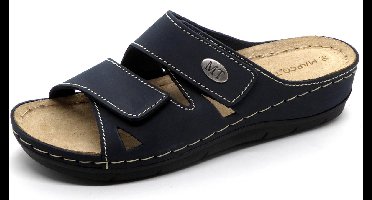 Marco Tozzi Dames Slipper - 27512-28-805 Blauw - Maat 37