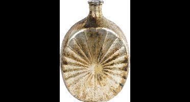 Vaas "Sun" L oud zilver glas 26x36x11.5cm