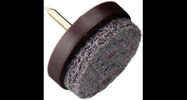 Deltafix meubelglijnagel vilt 4627 - bruin - meubelbeschermer