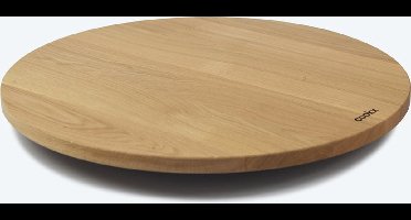COOKX - Eiken draaiplateau L - Houten Serveerplank - Nature White - 60 cm  - Lazy Susan