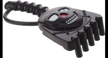 Zwart mini piraten harkje 21 cm