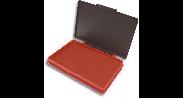 T&F Creations hobby stempelkussen - rood - 7 x 11 cm - waterbasis inkt