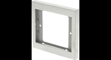 BERKER K5 Afdekraam 1-voudig RVS