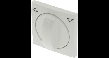 Q-LINK S2 Afdekplaat jaloezie polar wit