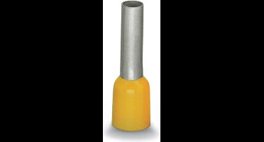 WAGO 216-208 Adereindhulzen 6 mm² Deels geïsoleerd Geel 100 stuk(s)