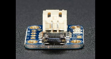 Adafruit Micro-Lipo Charger - Voor LiPo/LiIon batterijen met MicroUSB Jack