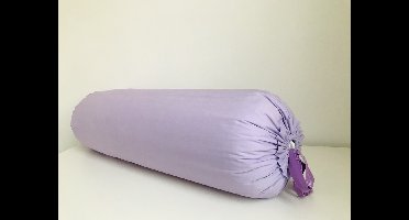 Gustiana® Guling - Rolkussen - Sluimerrol Kapok met wasbare sloop - L85 x B35 x ø20 cm - Lavendel