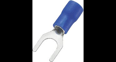TRU COMPONENTS 745325 Vorkkabelschoen 1.50 mm² 2.50 mm² Schachtdiameter=5.3 mm Deels geïsoleerd Blauw 100 stuk(s)