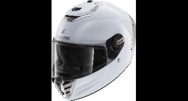 SHARK SPARTAN RS BLANK Motorhelm Integraalhelm Wit Zilver Glans - Maat S