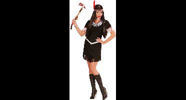 Indianen jurk zwart Monja