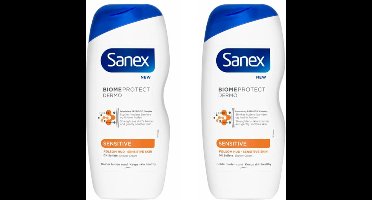 Sanex Showergel - Dermo Sensitive - Voordeelverpakking 2 x 500 ml