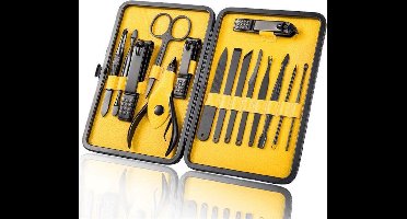 UNIQ Verzorgingsset voor nagels, voeten, gezicht, wenkbrauwen - 15 sets