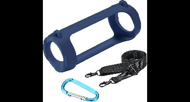 YONO Case geschikt voor JBL Flip 6 5 - Hoes - Siliconen - Donkerblauw