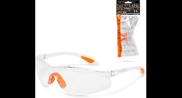 Veiligheidsbril Beschermbril EN166 - Werkbril Met UV Bescherming - Transparante Anti Kras Lenzen - Oogbescherming Voor Klussen, Bouw En Industrie