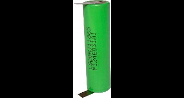 LG INR18650-MJ1 3400mAh - 10A 18650 Oplaadbaar - U-Soldeerlippen - 1 Stuk