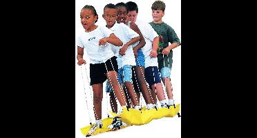 Spordas Team Traks gym-mat vinyl coördinatiespel voor 5 kinderen.