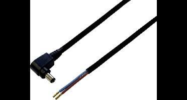 TRU COMPONENTS Laagspannings-aansluitkabel Laagspanningsstekker - Open kabeleinde 5.50 mm 2.50 mm 0.50 m 1 stuk(s)