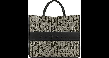 bugatti Schoudertas Shopper met laptopvak Elea Tote Bag Black Beige