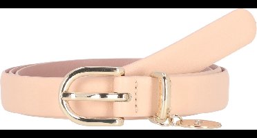 JOOP! Leren Riem 2,0 CM Women's Belt With Pendant W75 Nude Beige