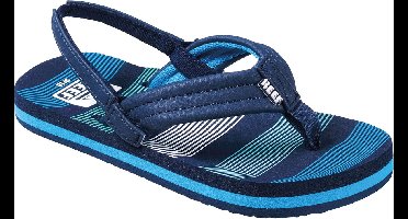 Reef Little Ahideep Sea Stripes Jongens Slippers - Blauw - Maat 23