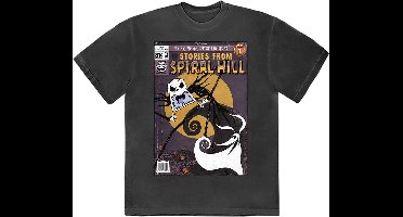 Disney The Nightmare Before Christmas - Spiral Hill Jack Heren T-shirt - 2XL - Zwart
