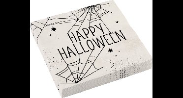 RIETHMULLER - 16 Papieren servetten spinnenweb 33 x 33 cm