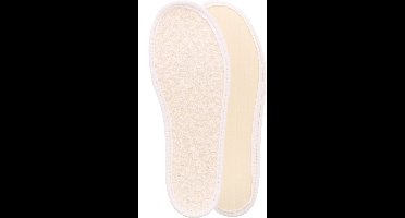 Badstof inlegzolen- Warme opvulzool - Wit - 43