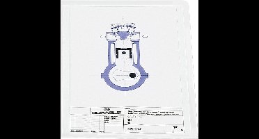 DURABLE zichtmap PP, A4, glashelder, 100 stuks