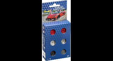 Revell Hobbyverf Enamel verf - 32201 Verfkleuren voor Chevrolet Corvette C8 Coupe - 6x - Enamel Set Verf set - 6x 14 ml
