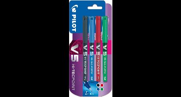 Pilot - Blister V5 Hi tecpoint - 4 stuks