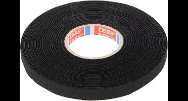TESA Linnentape PET-wol - 9 mm breed - 300 um dik - Tot 150 graden - 25 meter - zwart