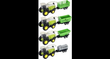 Maïshakselaar met Aanhanger en Pull-backfunctie