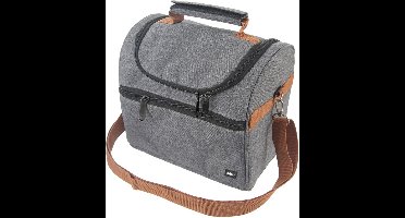 Koeltas Grijs 5,5 l - Lunchtas - Koeltasje - Geïsoleerde - Koelbox