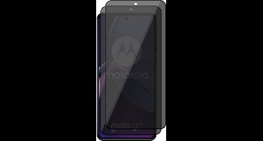 Privacy Screenprotector geschikt voor Motorola Moto G84 - 2x Volledig Dekkend Glas Screen Protector