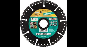 wolfcraft - Diamant Doorslijpschijf Ø 125 mm - PRO MULTI - 8336000