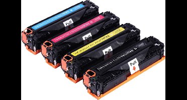Toner Cartridge Multipack Geschikt voor HP 312A / 312X | (CF-380A, CF-381A, CF-382A & CF-383A) - Geschikt voor HP Laserjet Pro MFP M476 - M476dn - M476dw - M476nw M 476 M - 476dn - M 476dw - M 476nw