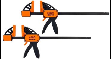 Bahco QC-300A-2P Eenhandsklem Spanbreedte (max.):300 mm Afmeting, lengte: 475 mm