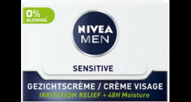 NIVEA Men Sensitive Crème - 3 x 50 ml - Voordeelverpakking