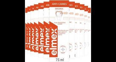 12x Elmex Tandpasta Anti-Cariës 75 ml