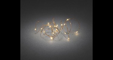 Konstsmide 1460-860 Lichtketting met batterijen Binnen werkt op batterijen Aantal lampen 20 LED Barnsteen