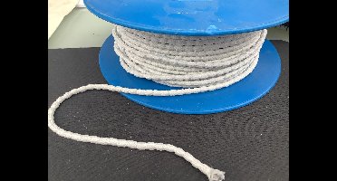 Loodkoord band voor gordijn/vitrage. 5 meter. 70 gram per mtr. loodveter.