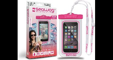 Waterproof Case For Smartphone White & Pink