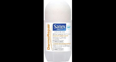Sanex Advanced - Dermo Repair - Deodorant Roller - 24h Anti-Transpirant - 0% Alcohol - 50 ml