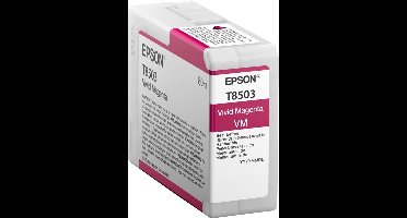 Epson T8503 inktcartridge 1 stuk(s) Origineel Helder magenta
