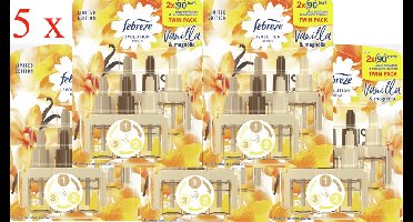 Ambi pur febreze 3 volution vanille & magnolia 5 x 2x20 ml - 5 x 2x 90 dagen- limited editon