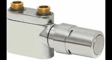 Danfoss designventielset recht 013G4277 geborsteld RVS