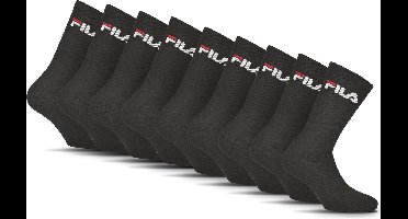 FILA Tennis- & Sportsokken - Maat 35/38 - 9 Pack - Zwart